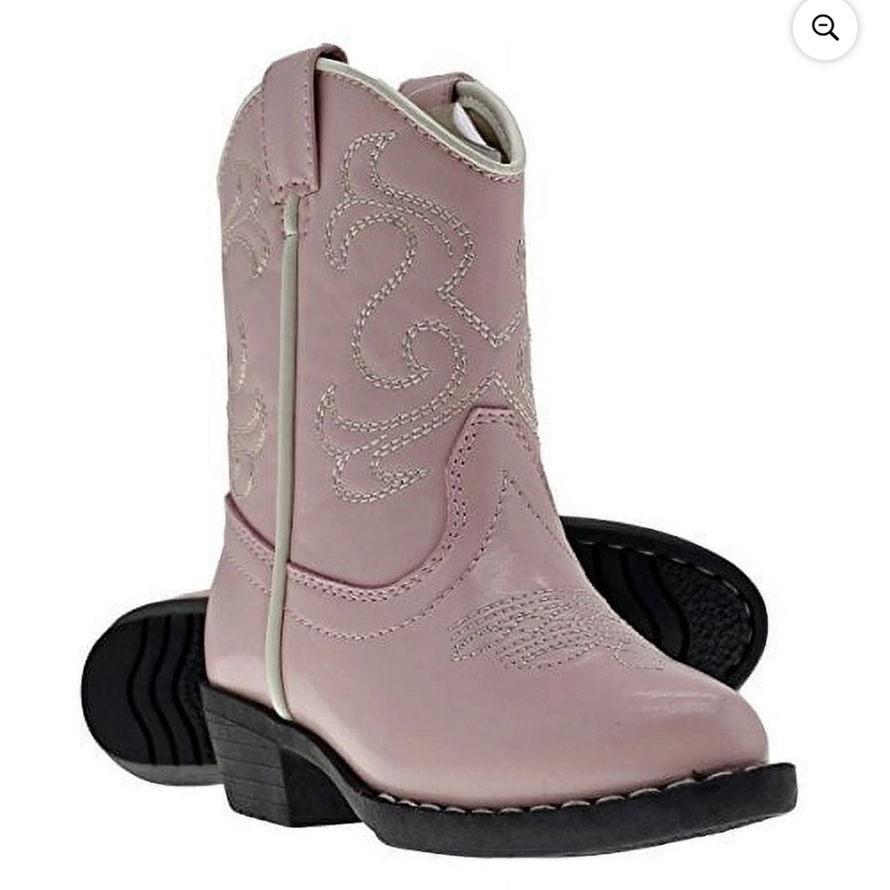 NWOT Canyon Trails Pink Western Cowboy Boots
